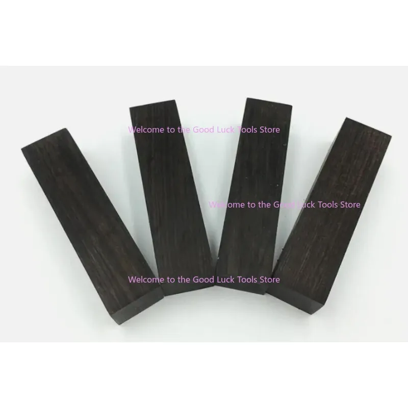 

2x Ebony Knife Handle Material Scales Blanks DIY Raw Wood 120x40x8mm 120 x 55 x 8mm 120x57x8.5mm
