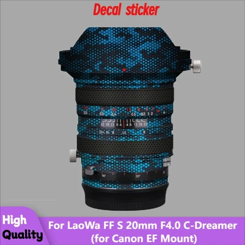 

Для LaoWa FF S 20 мм F4.0 C-Dreamer для Canon EF крепление объектива наклейка защитная наклейка на кожу пленка защитное покрытие от царапин