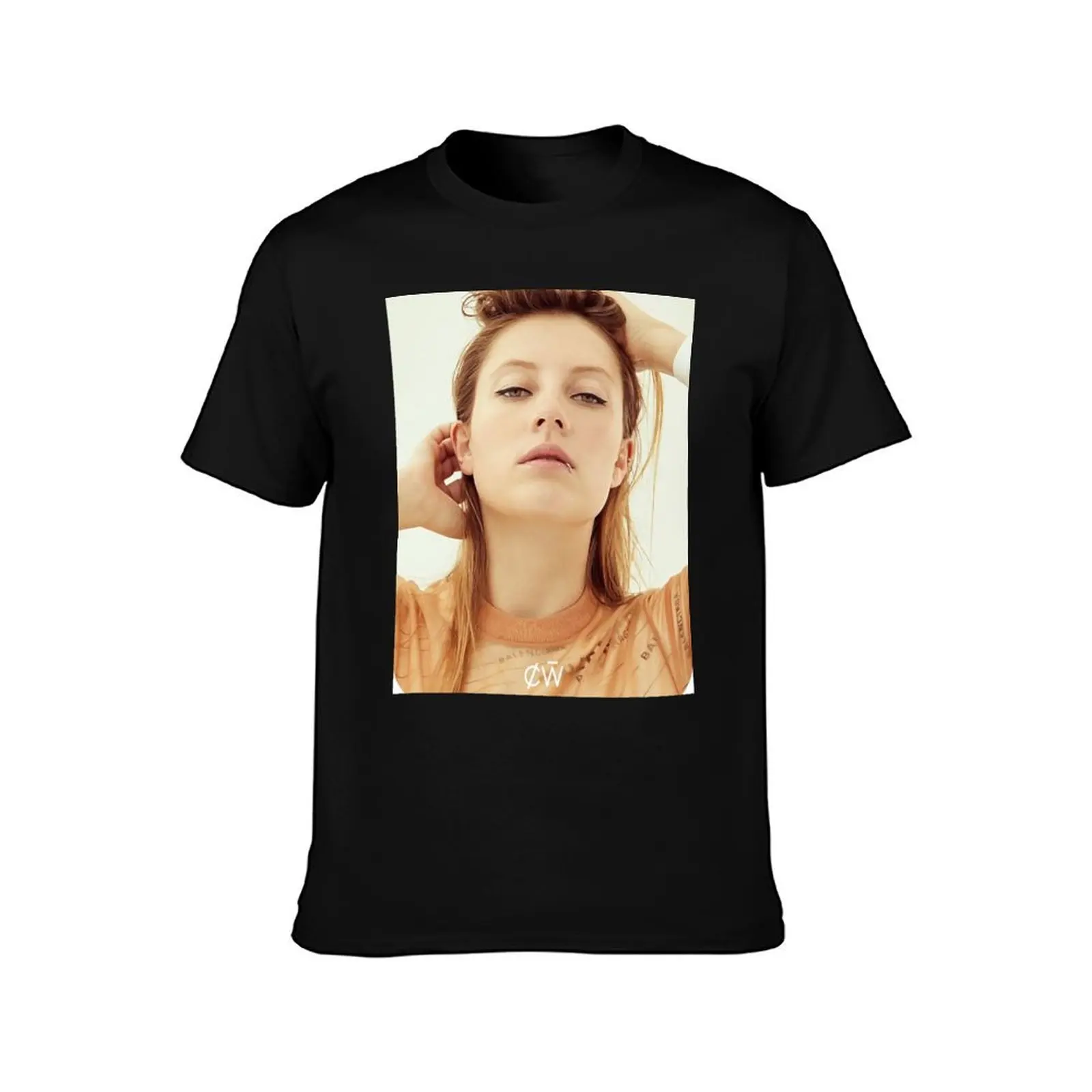Charlotte de Witte Graphic T-Shirt Basic Plain Tee for Spring and Summer T-Shirt