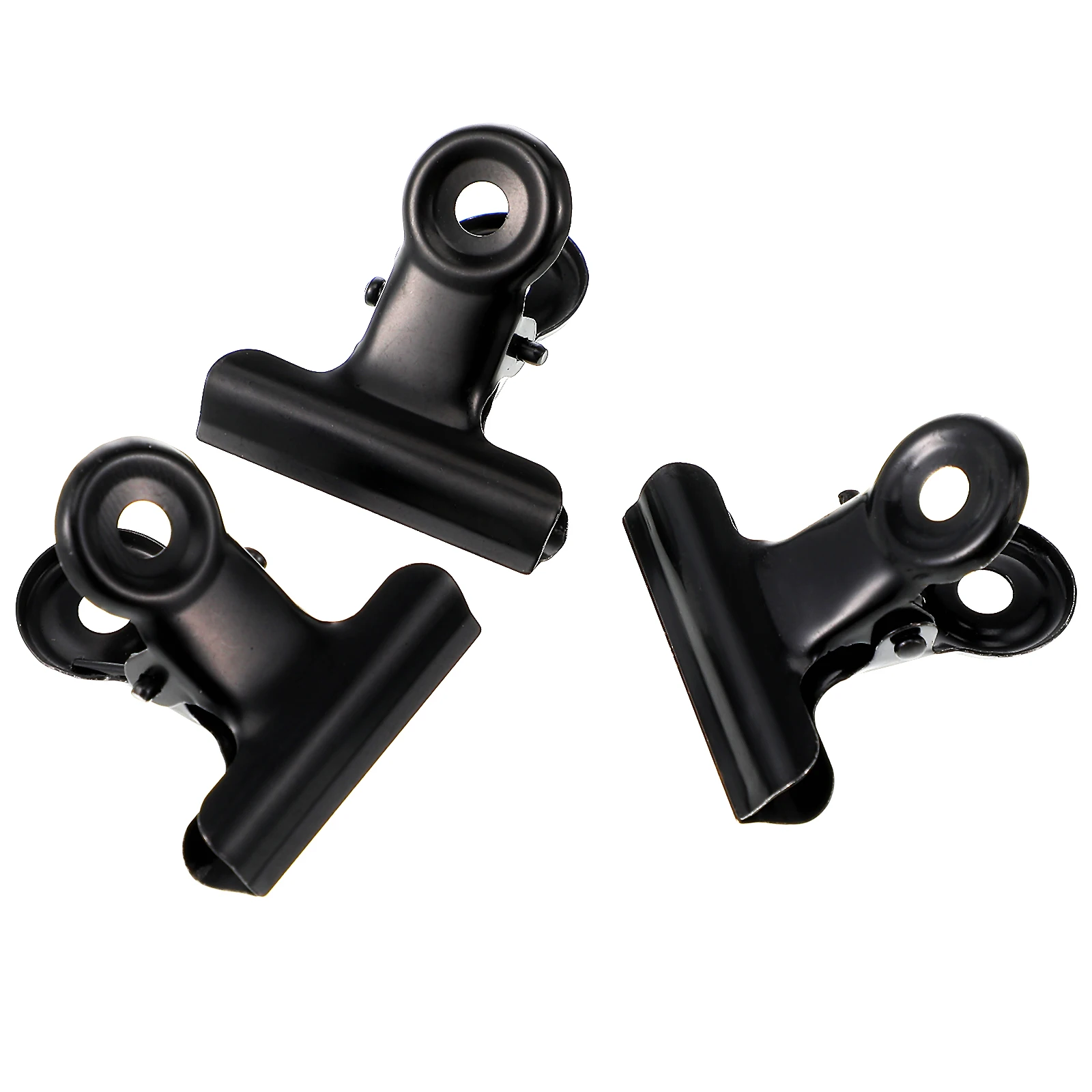 

10PCS Shaping Stainless Steel Stainless Steel Clips Binder Clamps Document Paper Craft Office Supplies Metal Grip