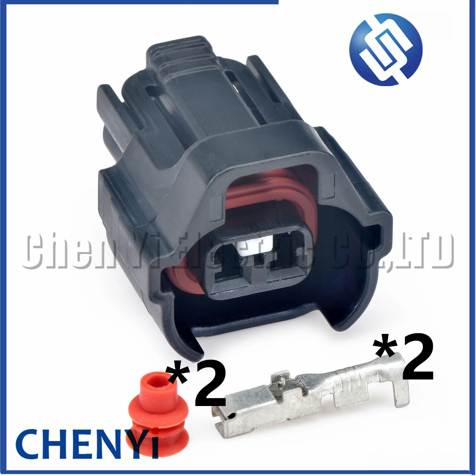 2 Pin Connector Fuel injector plug PA847-02127 15316989 6189-0670