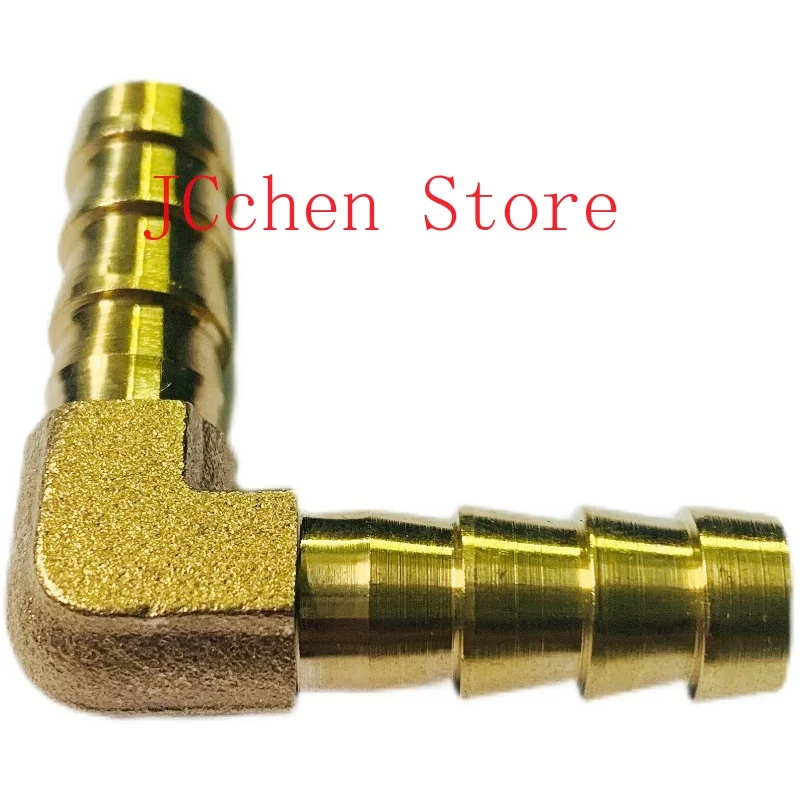 

6/8/10/12/14/16/19 мм соединитель для шланга, шланговый хвост, 90-градусный колено, равный ремонт, латунный фитинг для труб, вода, газ, масло, топливо