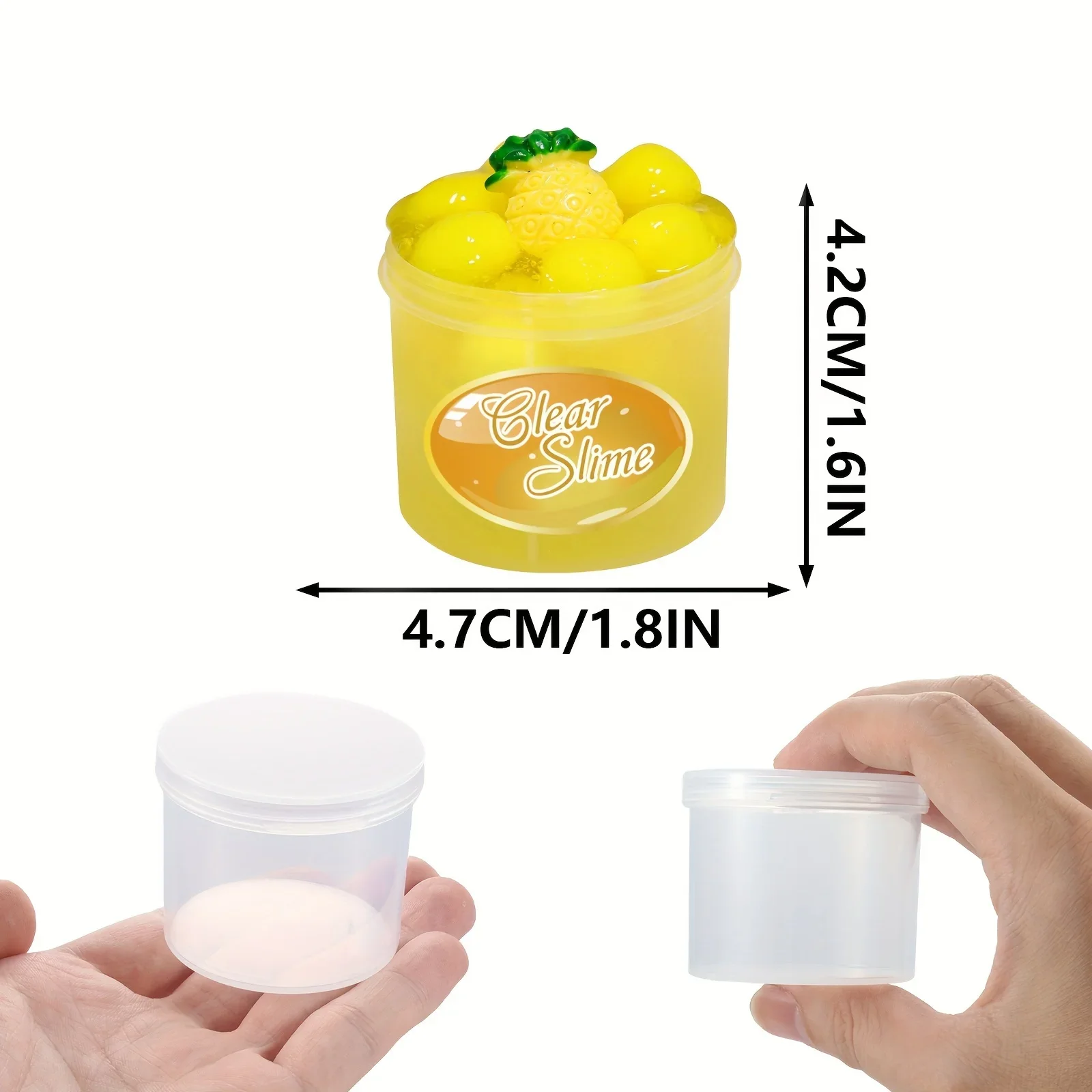 70ML Butter Slime Set Marshmallow Fruit Slime Super Soft Stretchy And Non-sticky Clay Light Plasticine Putty Playdough gift Toys