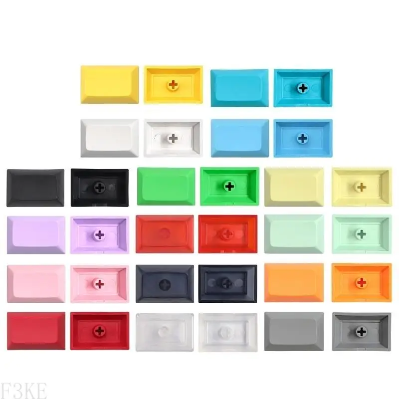 

F3KE PBT DSA Keycaps Upgraded 1.5U Height for Gaming Mechanical Keyboard 10PCS Blank Keycaps Multi Color