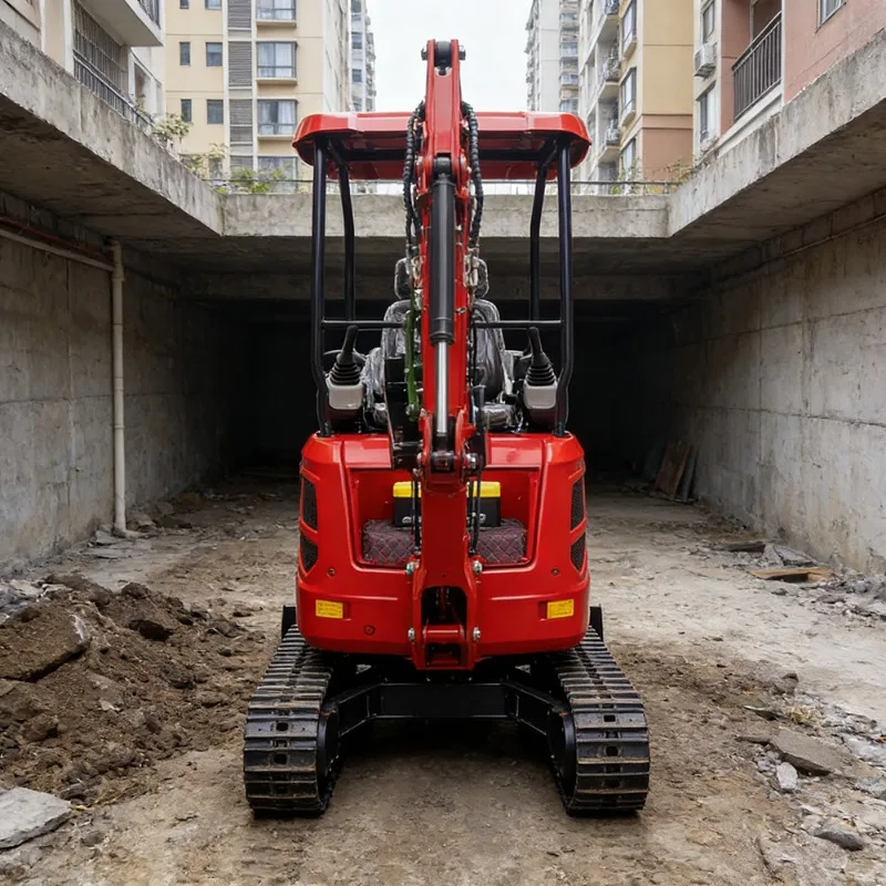 

Mini Excavator 2 Ton Compact Crawler Bagger For Cemetery And Narrow Access Digging Durable Hydraulic Small Digger Machine