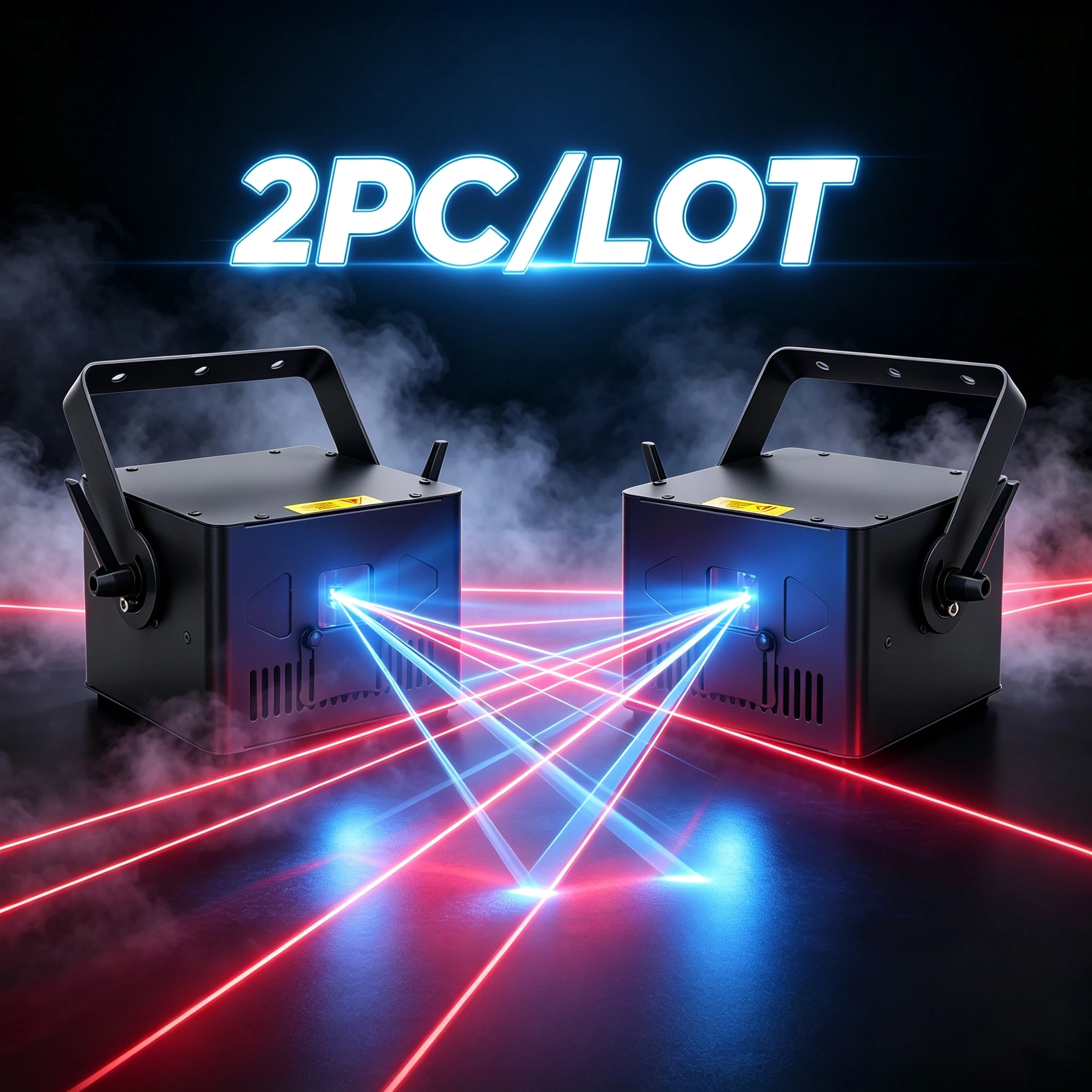 2 Stück/Set Echte 3W/5W RGB Animations-Laserleuchte APP DMX512 DJ Bühnen-Laserprojektor für Club, Bar, Hochzeit, Party, Konzert, Disco-Beleuchtung