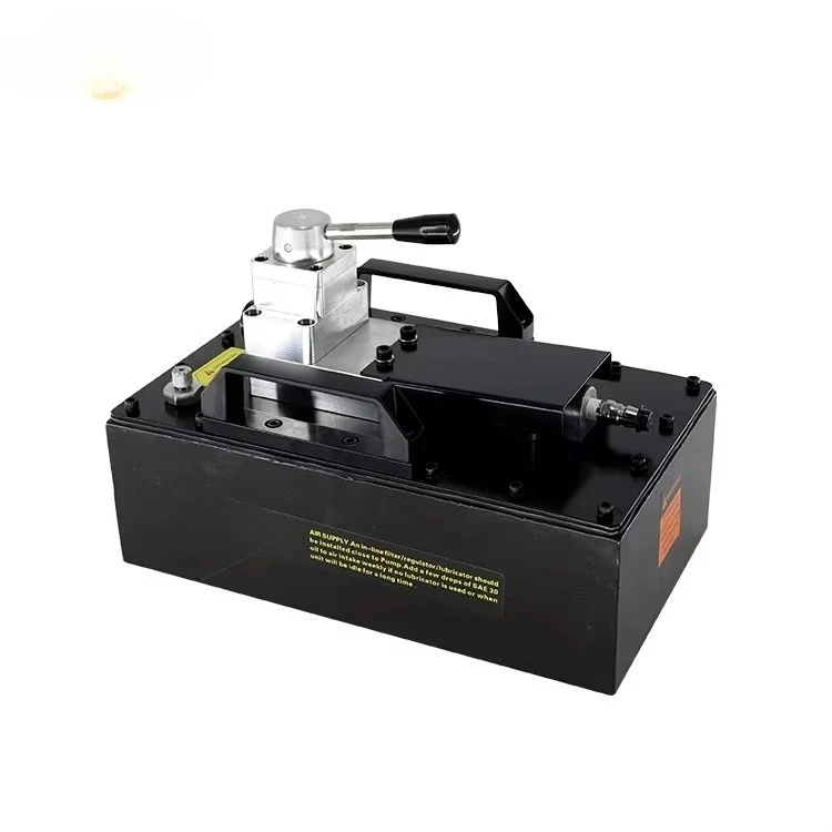 Double-acting pneumatic hydraulics for automobiles and heavy machinery Pneumatic hydraulics with manual reverse valves