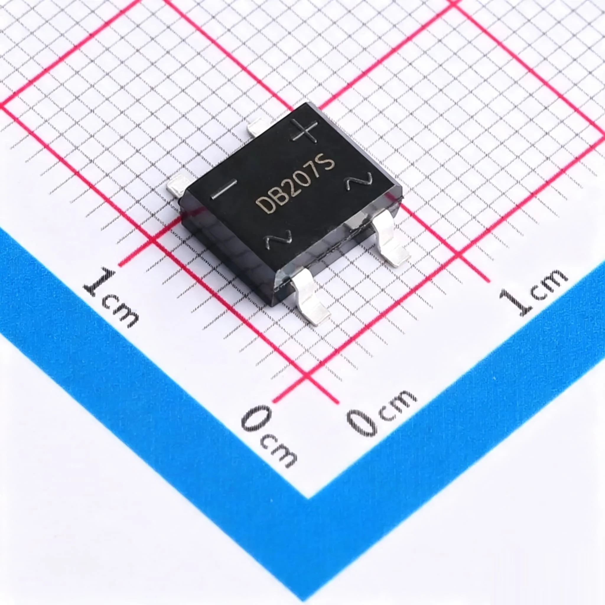 100% New 50/500PCS DB107S DB207S DB307S DB407S Bridge Rectifier SMD Diode 1A 2A 3A 4A 1000V Chip Wholesale