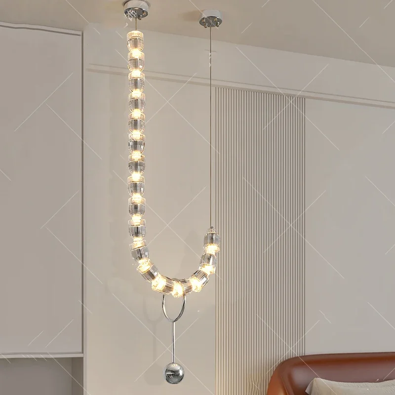 

Modern Luxury LED Pendant Light for Living Dining Room Coffee Table Bedroom Staircase Chandelier Home Decor Lusters Luminaires