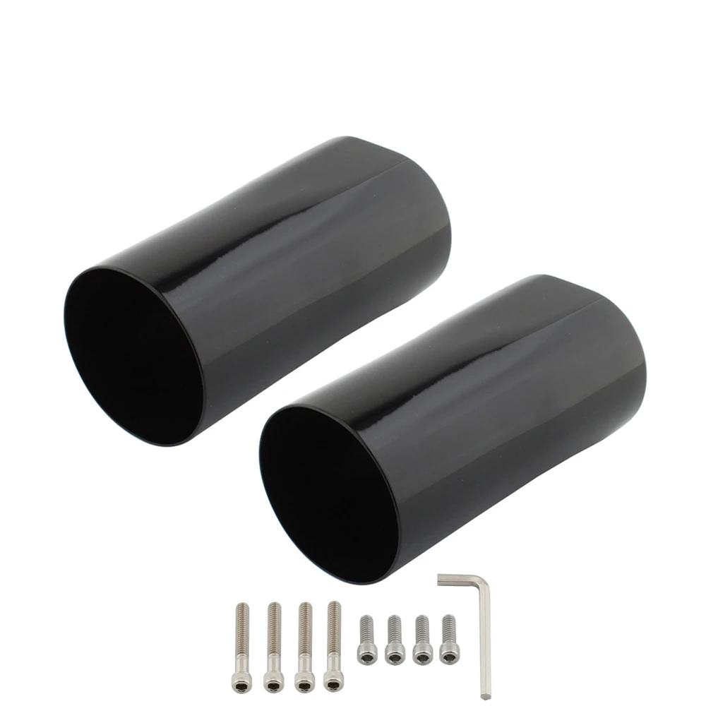 Motorcycle Front Fork Slider Protective Covers For Harley-Davidson 1200 Electra Glide FLH 15th Anniversary Fat Boy FLSTF 2005 view 6