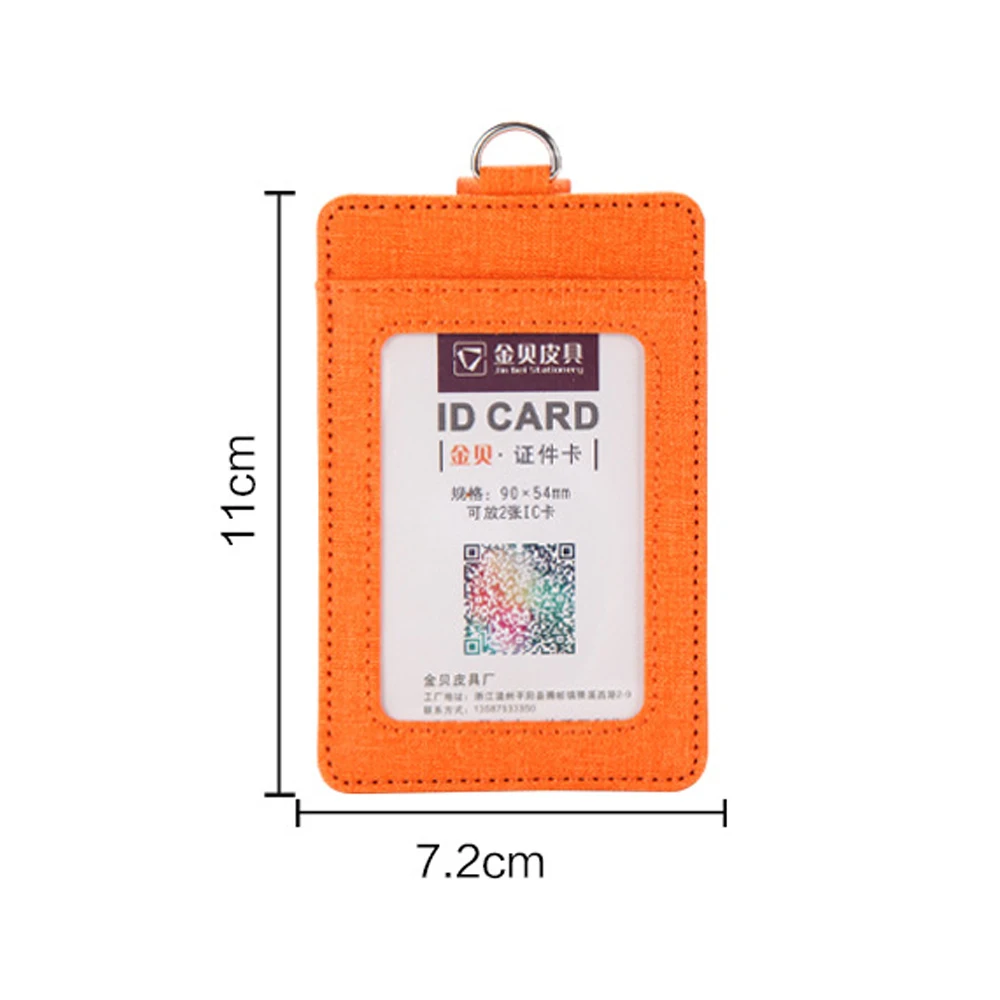 Women's Retractable Coin Bag Lanyards Business Protect Cover Bag Strap Card holder Credit Card Holder ID Badge Holder
