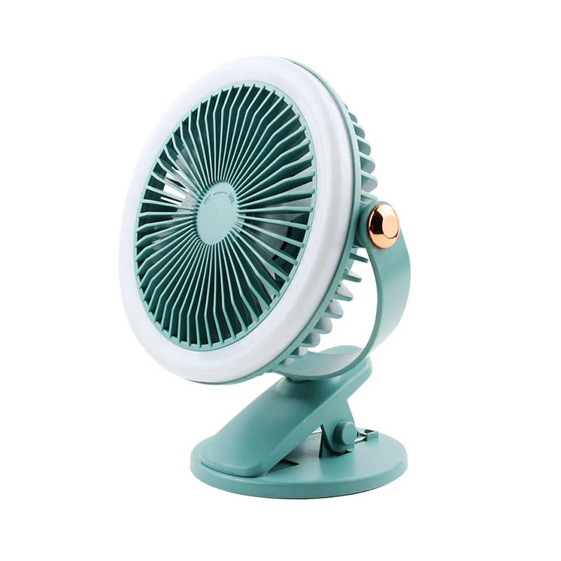 

JFBL Hot Mini Desktop Clip Fan Rechargeable Air Fan 1200Mah Portable Cooling USB Fan 360 Degree Rotation USB Charging