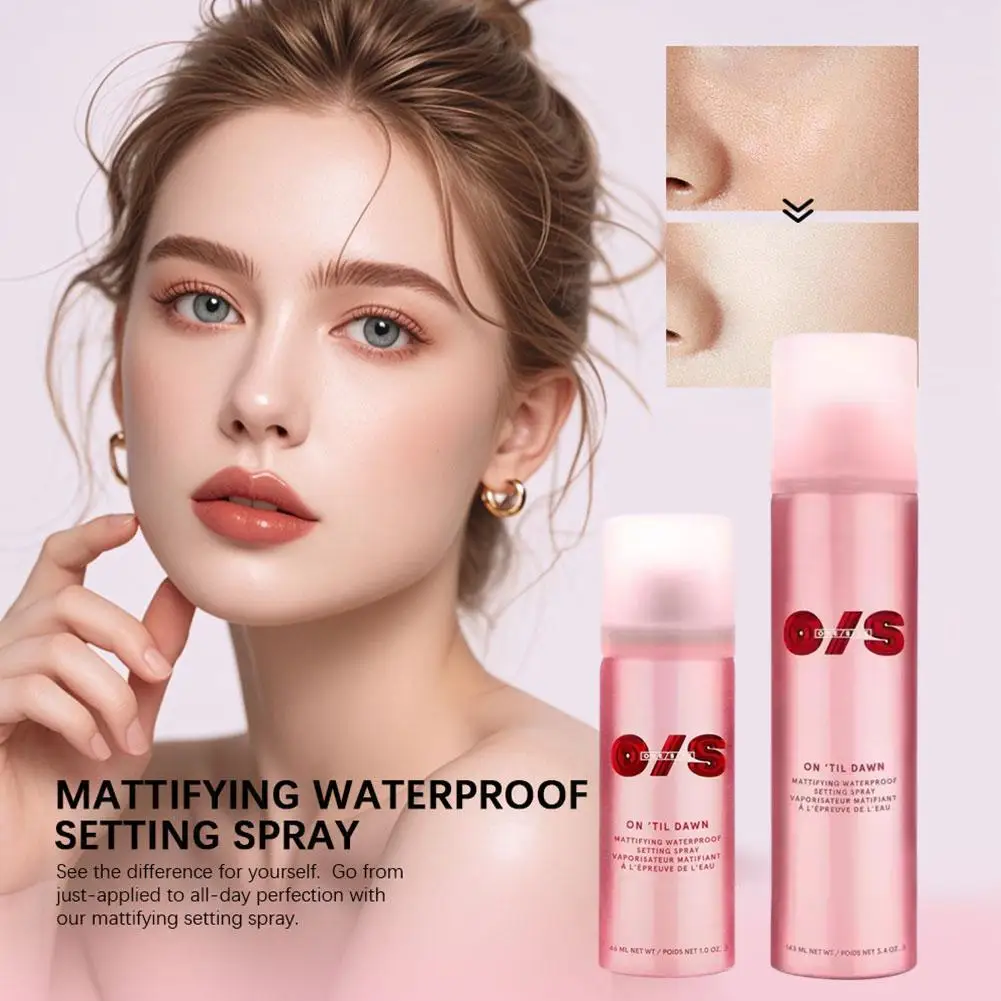 Moisturizing Setting Spray Matte Lightweight Oil-control Fixer Lotion Hydrate Fast Film Forming Long-lasting Face Makeup