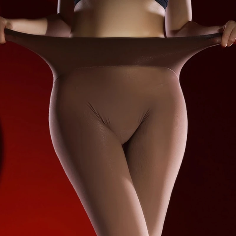 

Spring Antumn 120D Soft Velvet Pantyhose Women Sexy Seamless Underwear Elastic High Waist Deep Crotch Tights Hot Streetwear