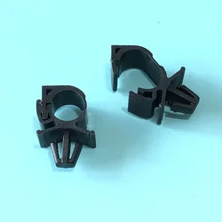10Pcs Car Wiring Harness Fastener Route Fixed Retainer Clip Corrugated Pipe Tie Wrap Cable Clamp Oil Pipe Beam Line Hose Bracket