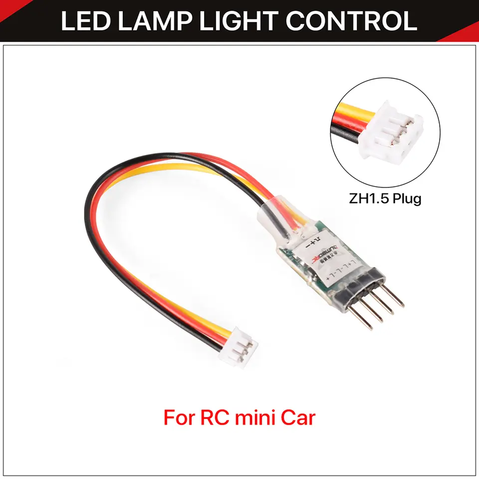 DUMBORC RC Light Controller LED Switch Panel System Turn on/Off 3CH for RC Car Vehicle RC Mini Car Fixed Wing Aircraft Parts - 6