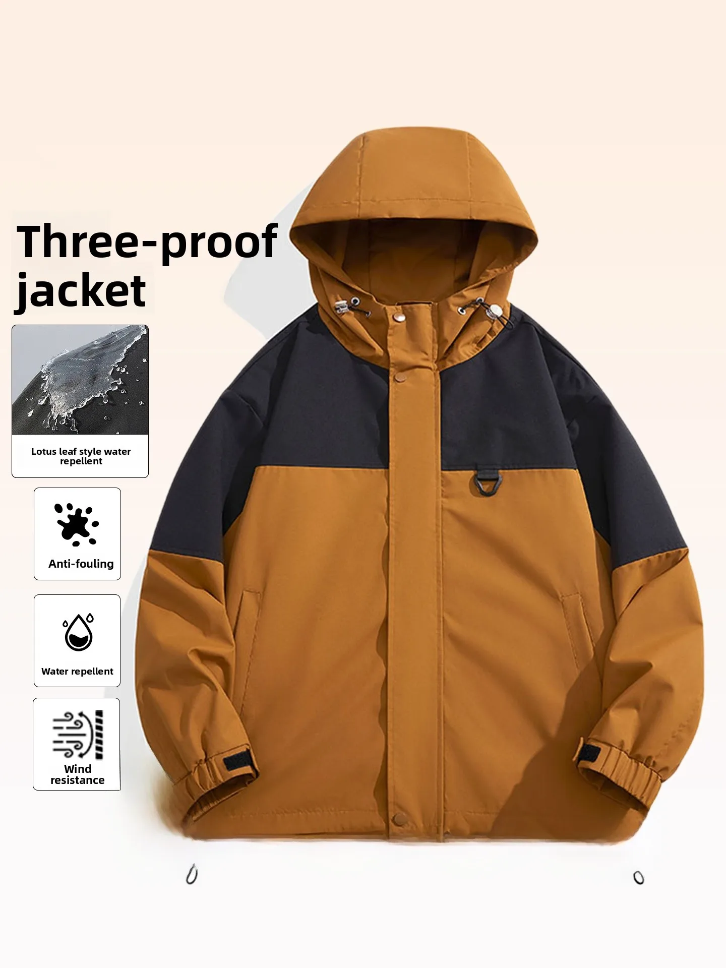 

Мужская уличная ветрозащитная водонепроницаемая свободная куртка TUCANO, осенняя новинка, модная городская модель из полиэстера/нейлонового композитного волокна