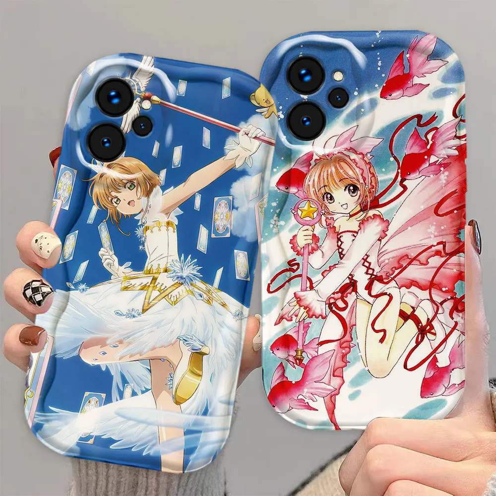 Anime Cardcaptor Pretty Sakura Phone Case Cover For OPPO REALME V13 12 C12 11 C11 10 8 7 7I 6 6I 5 5I S PRO PLUS