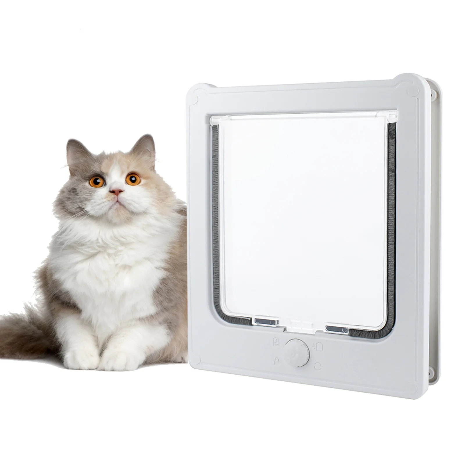 Manufacturers Direct Sale Pet Interior Door Pet Access Supplies Dog Cave Cat Free Access Cat Flap Door Interior