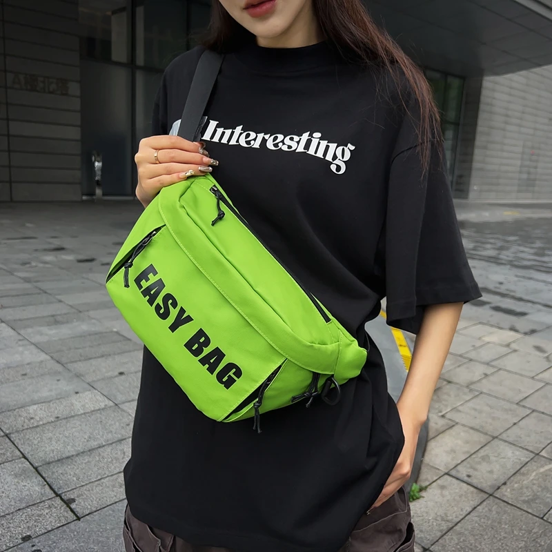 

Large Capacity Storage Waist Bag Plaid Fanny Pack For Women Big Blet Bag Multi-Functional oxford Chest Bags Banana Waist Packs