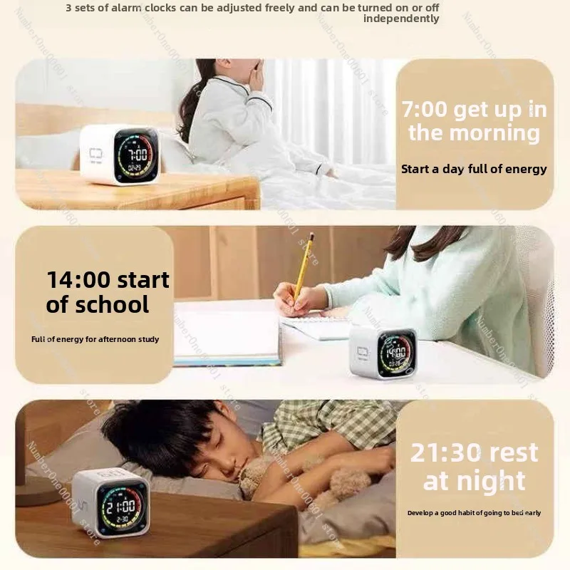 TK3 Student Flip Timer Small Square Learning Management Tool for Kids