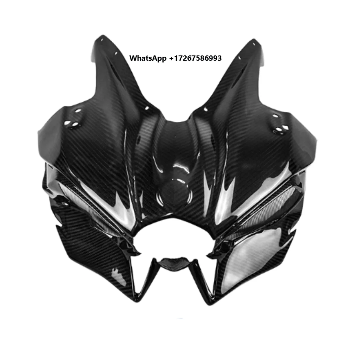 

For Ka -wa -sak1 Ninja H2 H2R 2021-2024 3K 100% Dry Carbon Fiber Motorcycle Accessories Front Fairing Fairings Cowls