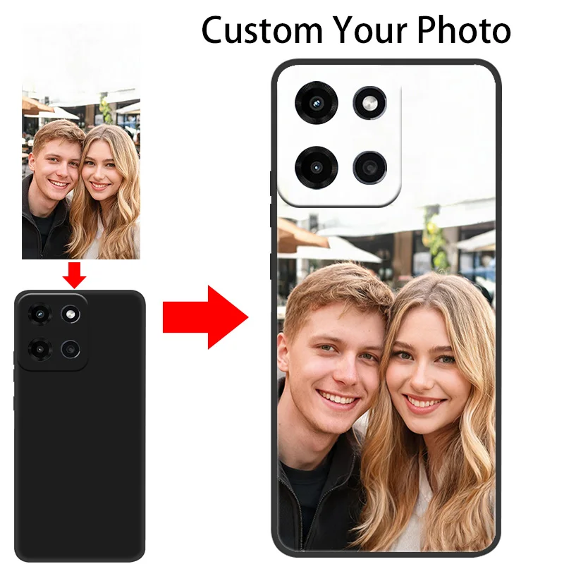 Niestandardowe Matowe Etui na Motorola Moto G Play 2026 G 2025 2024 G Stylus 5G 2022 Power 2021, Personalizowane Etui z Własnym Zdjęciem, Miękka Obudowa Funda