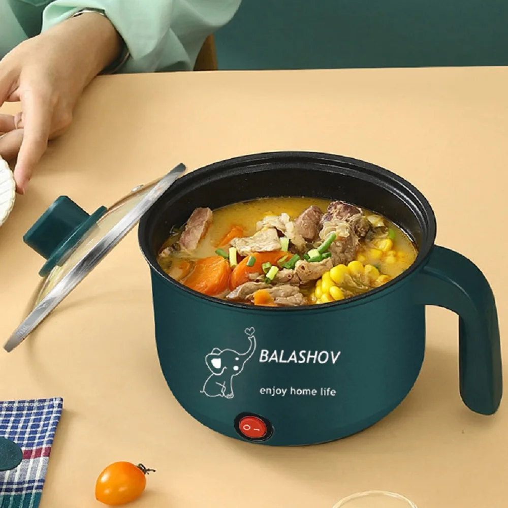 220V Multifunctional Electric Rice Cooker with Stainless Steel Steamer