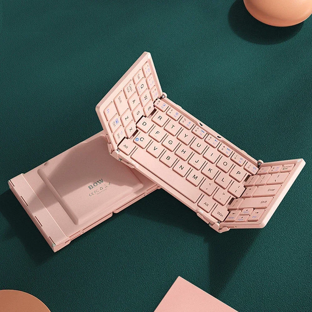 Foldable Bluetooth-compatible Keyboard Mouse Set For Laptop Tablet IPad Phone Rechargeable IPad Magic Keyboard Mouse Combo