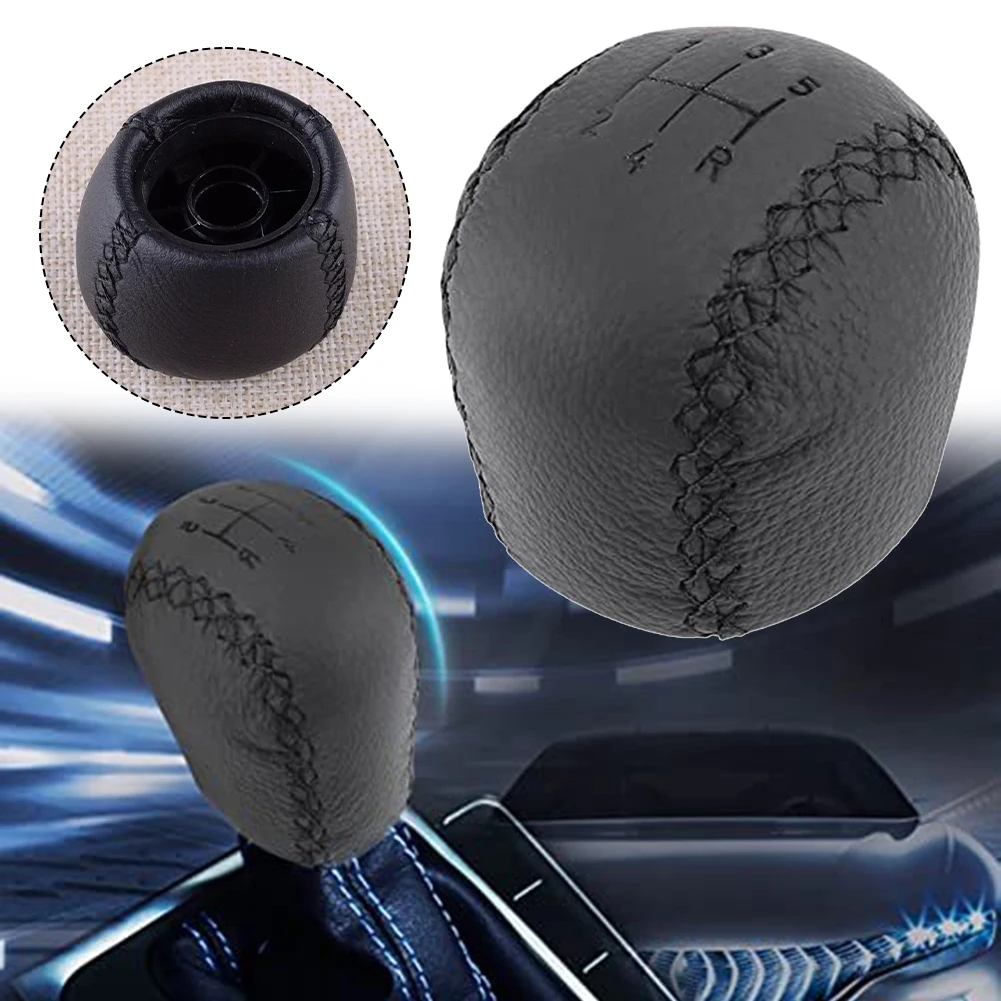 For Saab Compatible PU Leather Gear Shift Knob (1998 2011) Textured Design Provides Optimal Control During Shifts