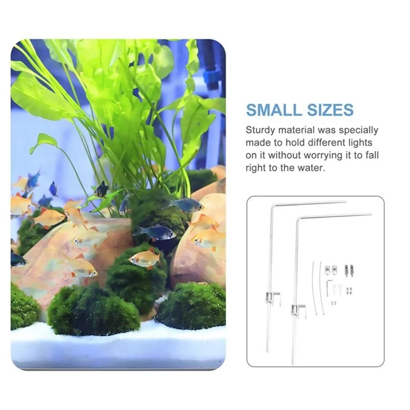 Adjustable Tank Mounting Bracket Universal Fish Tank Light Stand Light Stand Hanging Kit Aquarium Accessories-AD23