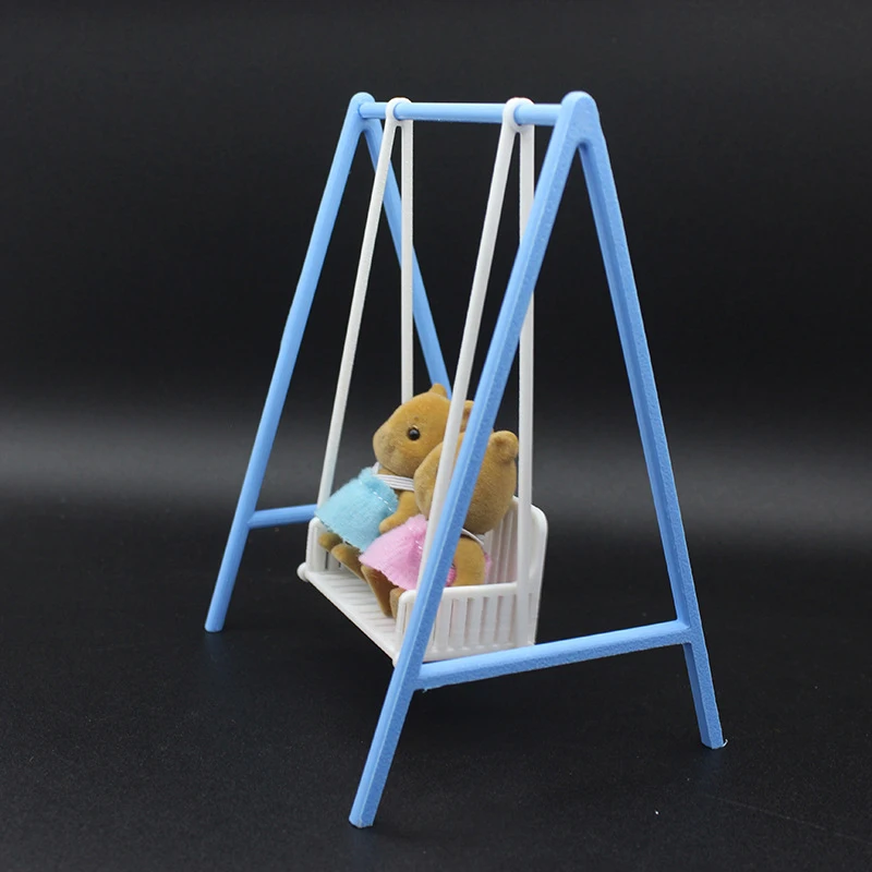 1:12 Dollhouse Miniature Furniture Swing Chair Hammock Doll House Decor Toy Miniature Garden Furniture Swing