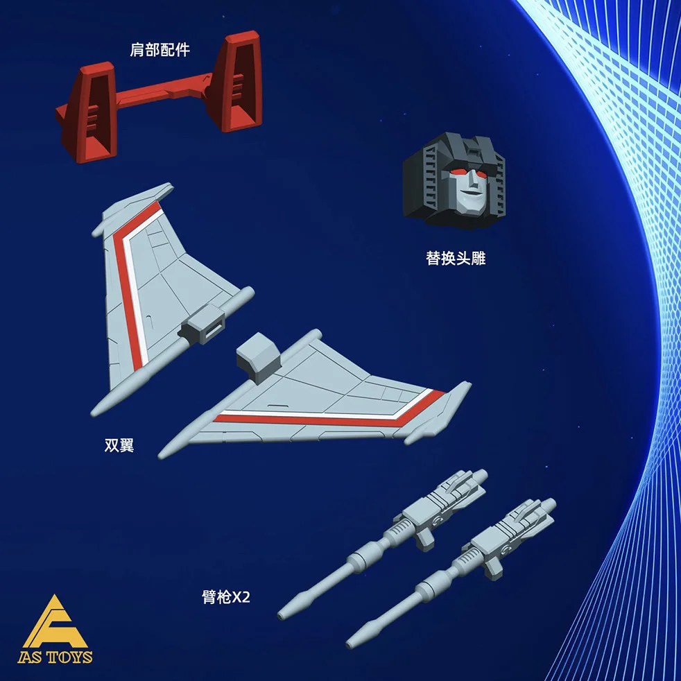 

IN Stock AS TOYS Transformation AS08 Accessories AS09 Upgrade Kit KO SS86 Action Figure Starscream OP Prime Classic Movie Toys