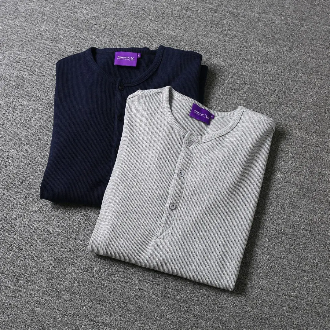 Simple Casual Long Sleeve T-Shirt Unisex round Neck Large Size Cotton Polyester Blend Breathable Comfortable Fit for Autumn