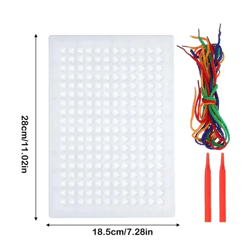 Montessori threading board para crianças colorido sensorial atividade placa interativa aprendizagem precoce laço brinquedo crianças presente de aniversário