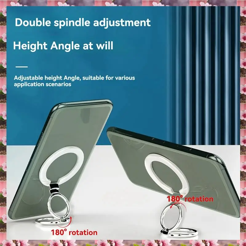 

Cell Phone Ring Holder Kickstand 180° Rotation Ultra-Thin Metal Grip For Enhanced One-Handed Use B