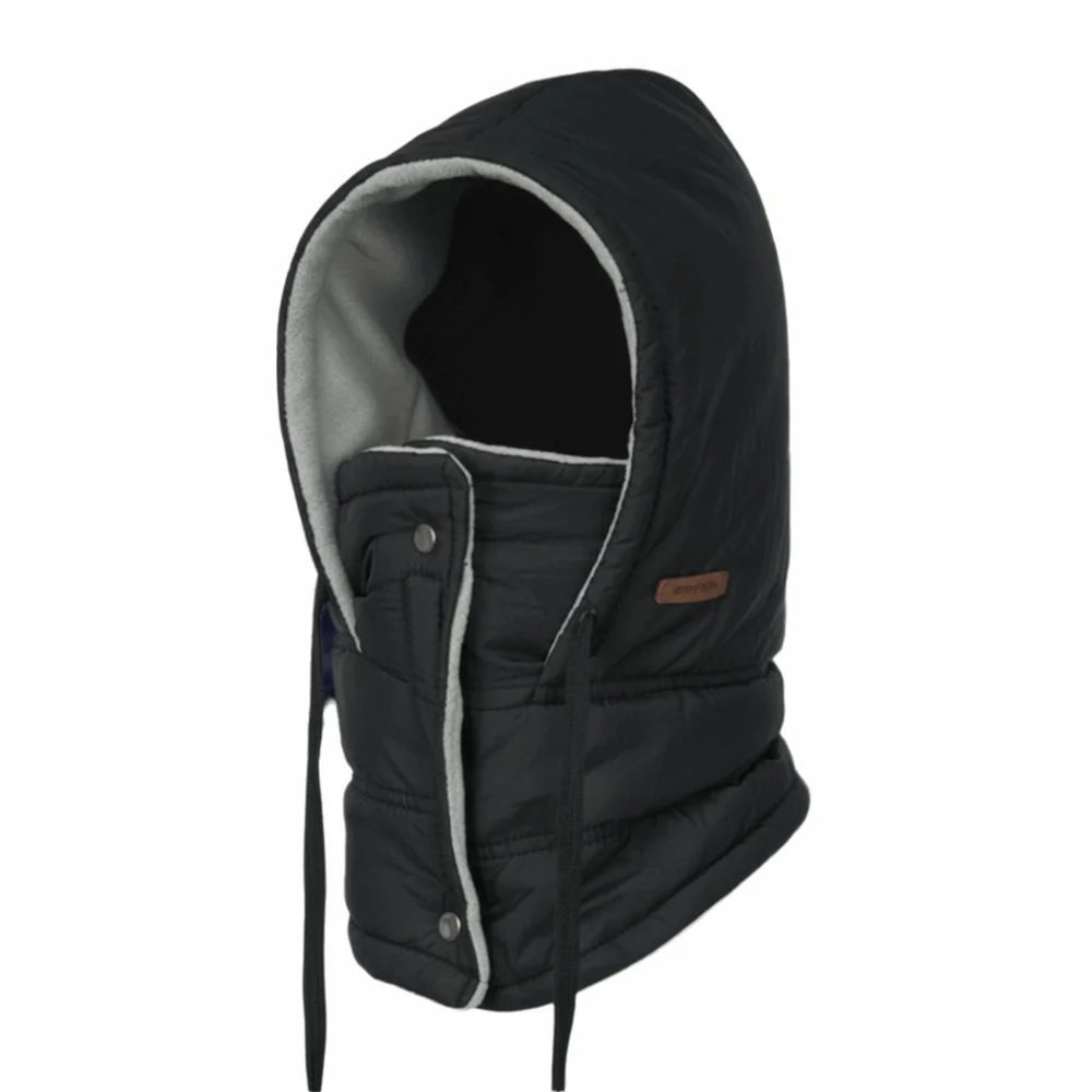 

Модная теплая зимняя велосипедная шапка 3-в-1, ветрозащитная крышка для головы, теплый шарф, маска для лица, утолщенная защита шеи, шапка Lei Feng для мужчин