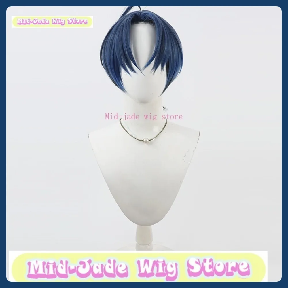 

Синтетический парик Aokimi Haoto для косплея, Хэллоуина и ролевых игр, мид-жейд, аниме-парик