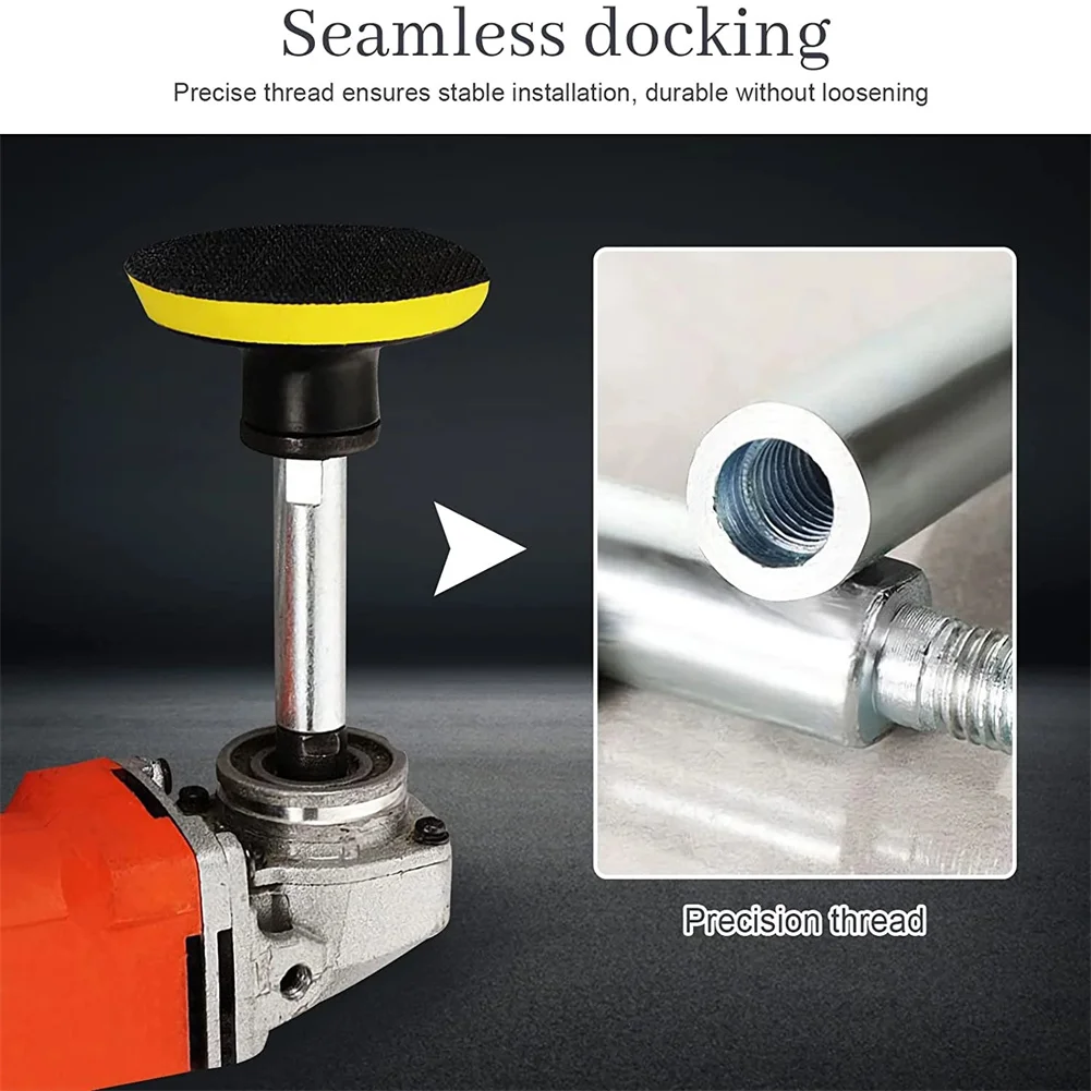 M14 Thread Adapter Angle Grinder Extension Rod 80mm Angle Grinder Extension Connecting Rod For Polishing Pad Grinding Connection