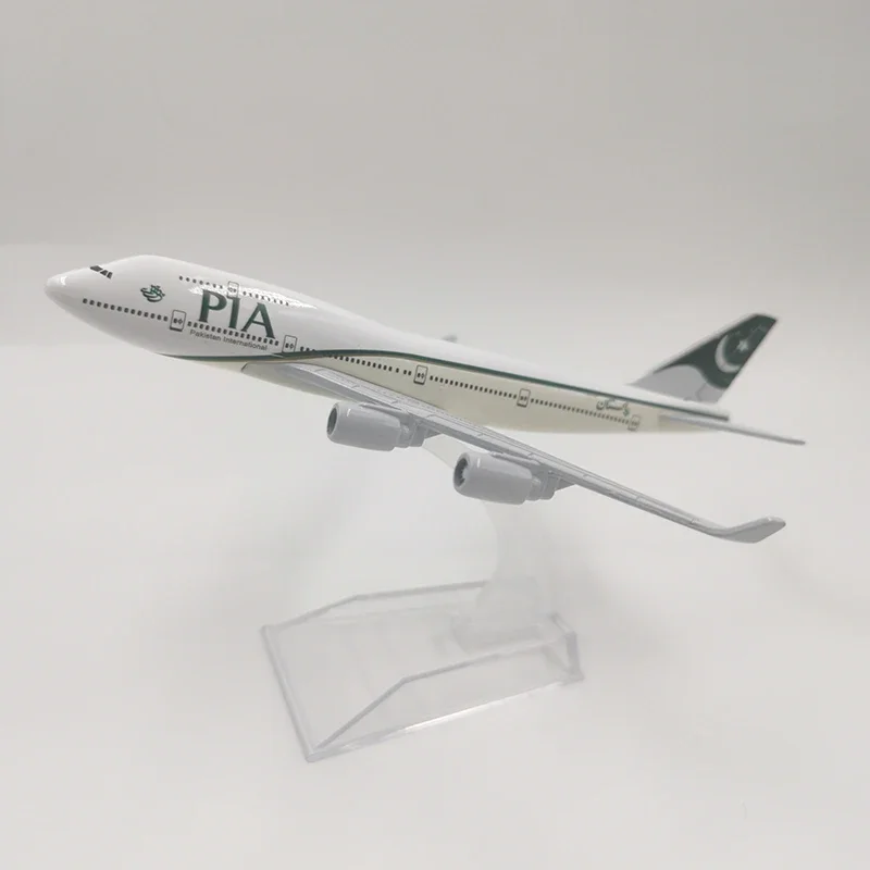 

747 модель самолета 16 см Pakistan Airlines B747 Airways из сплава металла, литая под давлением модель самолета, игрушки для мальчиков, детские украшения