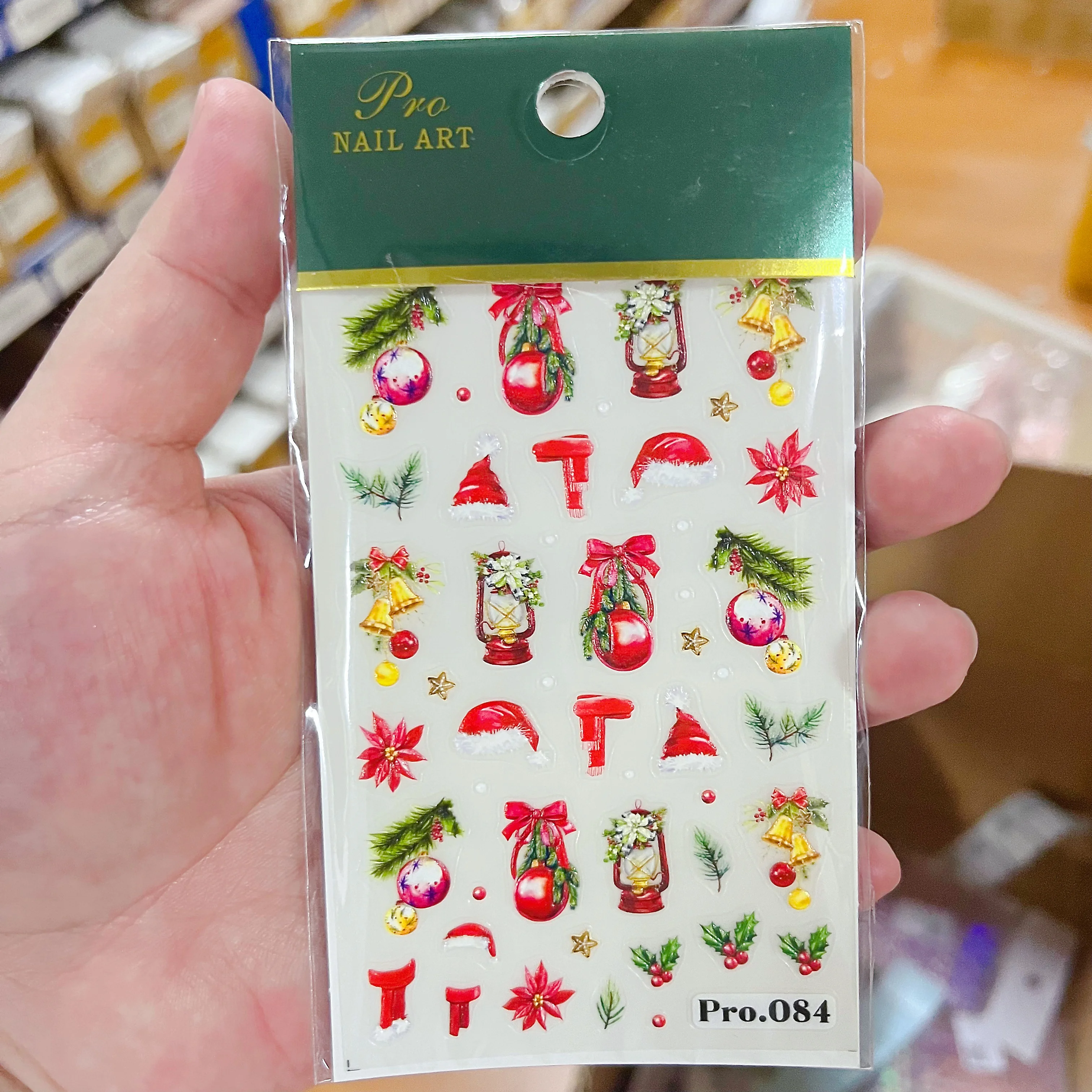 1 Uds. De pegatinas para uñas de muñeco de nieve y hombre de jengibre de alce, suministros para uñas de Papá Noel de dibujos animados, calcomanías navideñas para uñas, accesorios para uñas DlY