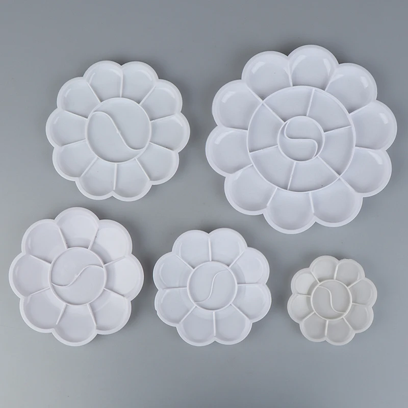 Paleta de arte alternativa, bandeja de pintura, artista, acuarela, plástico, pigmento