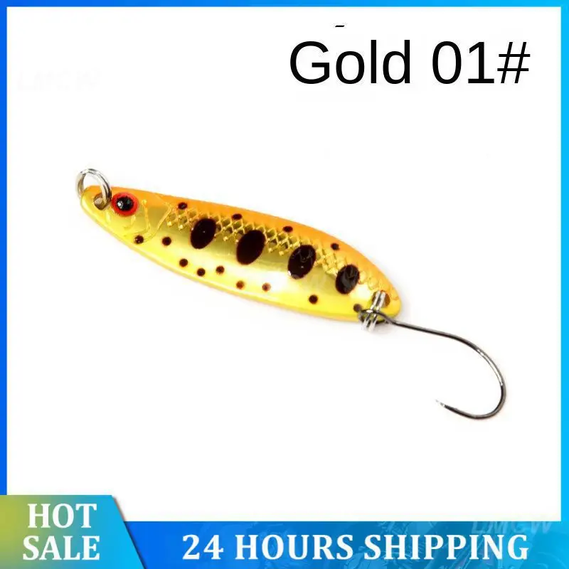 Fake Bait More Alluring Metal Fish Baits Camping Tools Fish Hook Single Hook Beautiful Lure Fishing Accessories Stronger Ability