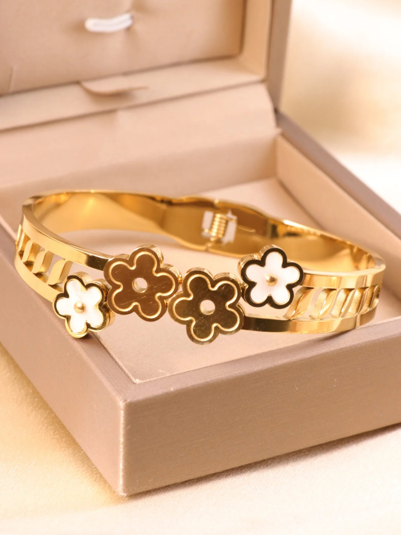A Titanium steel fashion women\'s bangle
