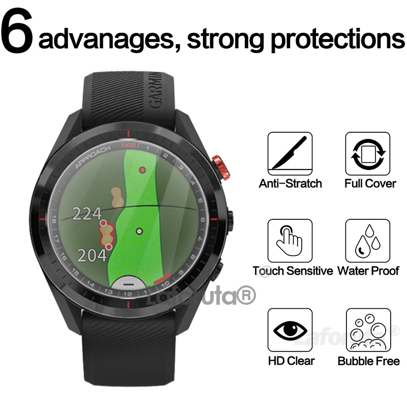 Screen Protector For Garmin Approach S62 S40 S6 Tempered Glass For Garmin Forerunner 45 55 265 965 Vivoactive 3 Protective Film