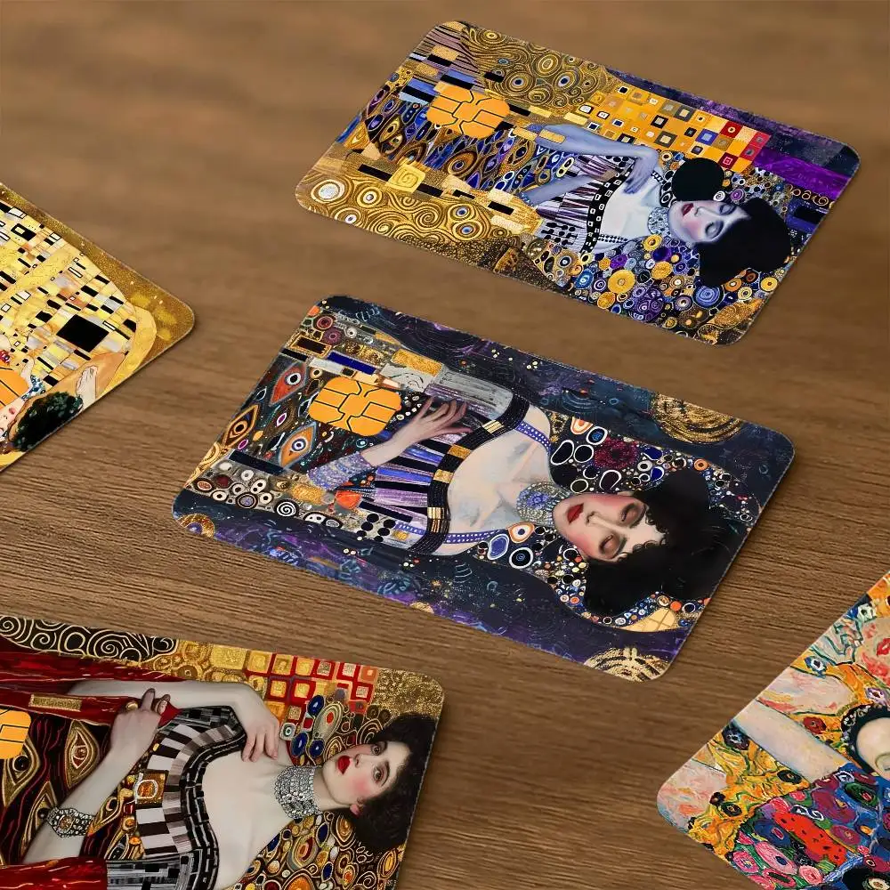 G-Gustav-V ART Bank Card Sticker Film Skin Cover for Debit Credit K-Klimt Bank Card Ultra-Thin and Fade-Resistant