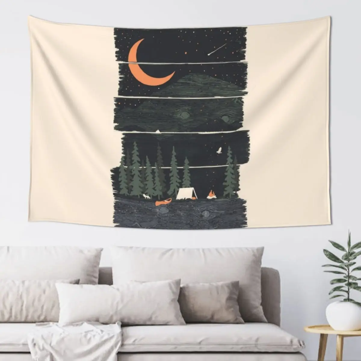 

Wish I Was Camping... Tapestry Outdoor Decor Decorations For Your Bedroom Outdoor Decoration Japanese Room Decor Tapestry