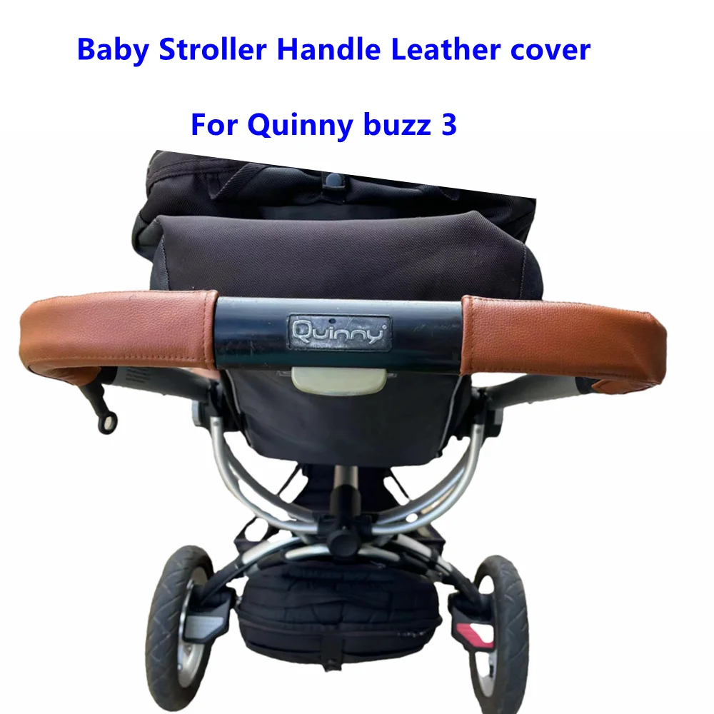 

Baby Stroller Bar Leather Covers for Quinny Buzz 3 Pram Handle Sleeve Cases Armrest Protective Cover Accessories