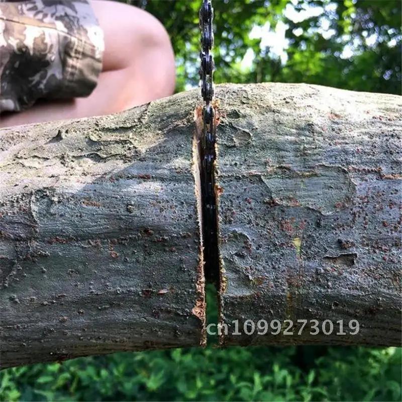 

Strengthened Outdoor Survival Wire Camping Hand Chain Sawing Adventure Saw For Tool Bushcraft Hiking Steel Manganese