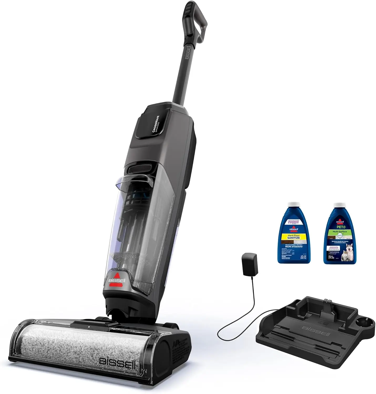 CrossWave OmniForce Cordless Wet Dry Vacuum Mop, 3882 | Dedicated dry vacuum mode; tangle-free brush roll; multi-surface cordles